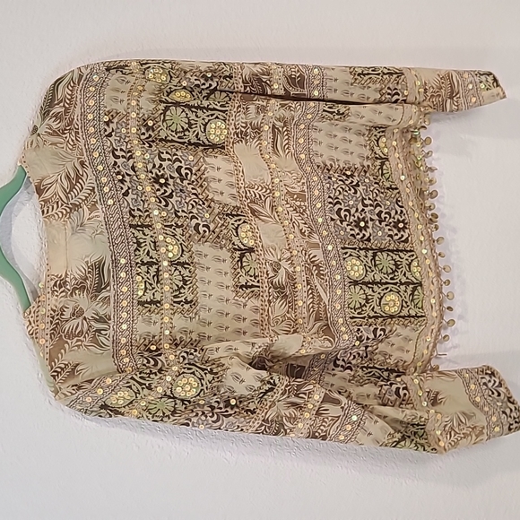 Vintage Joseph Ribkoff sheer shirt jacket large - Picture 8 of 9